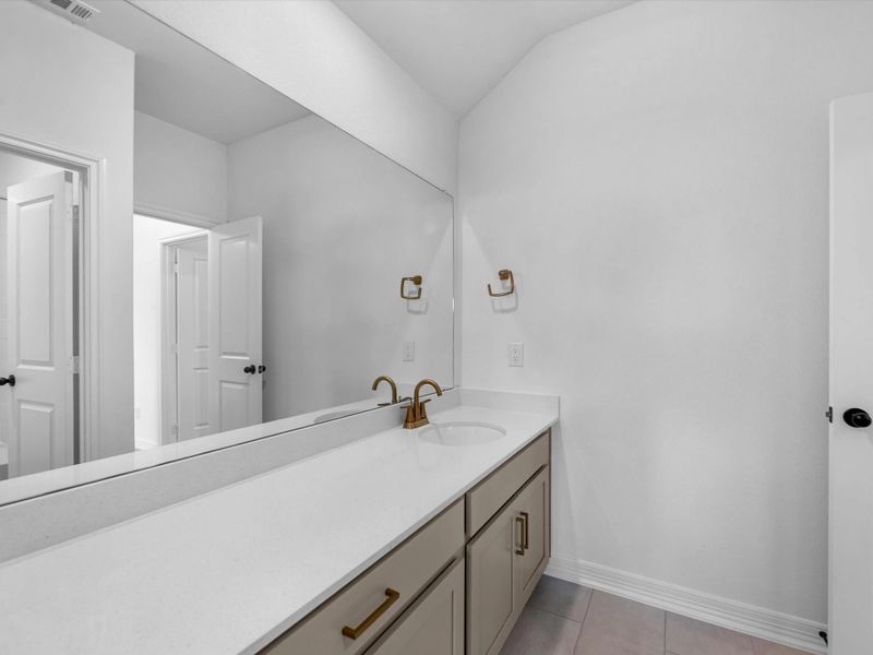 Secondary bathroom