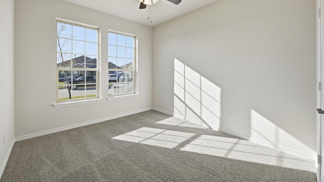 Representative unfurnished interior of a home built from the Harbour by D.R. Horton in Fireside by the Lake, Garland (Image 9). Representative unfurnished interior of a home built from the Harbour by D.R. Horton in Fireside by the Lake, Garland (Image 9).