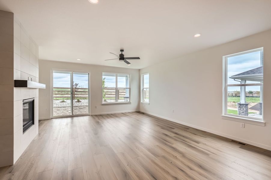 Plan V431 Representative Photo - Living Room