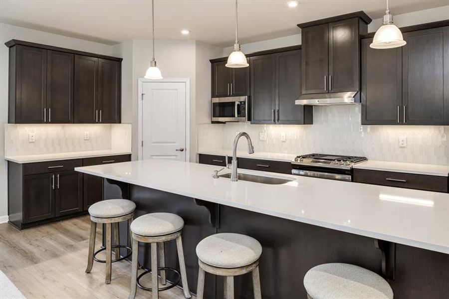 Representative furnished interior of a home built from the Palladio Ranch by Ryan Homes in Pine Ridge Estates, Ridgeville (Image 4).