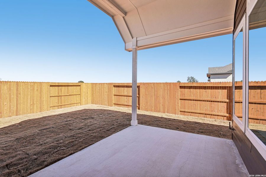 Exterior details and patio area of a home in Stream Waters, Seguin (Image 3). Exterior details and patio area of a home in Stream Waters, Seguin (Image 3).