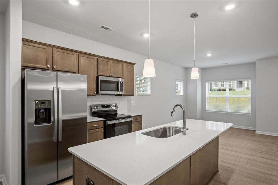 Furnished interior view inside a new home in Renaissance at White Oak, Garner (Image 11).
