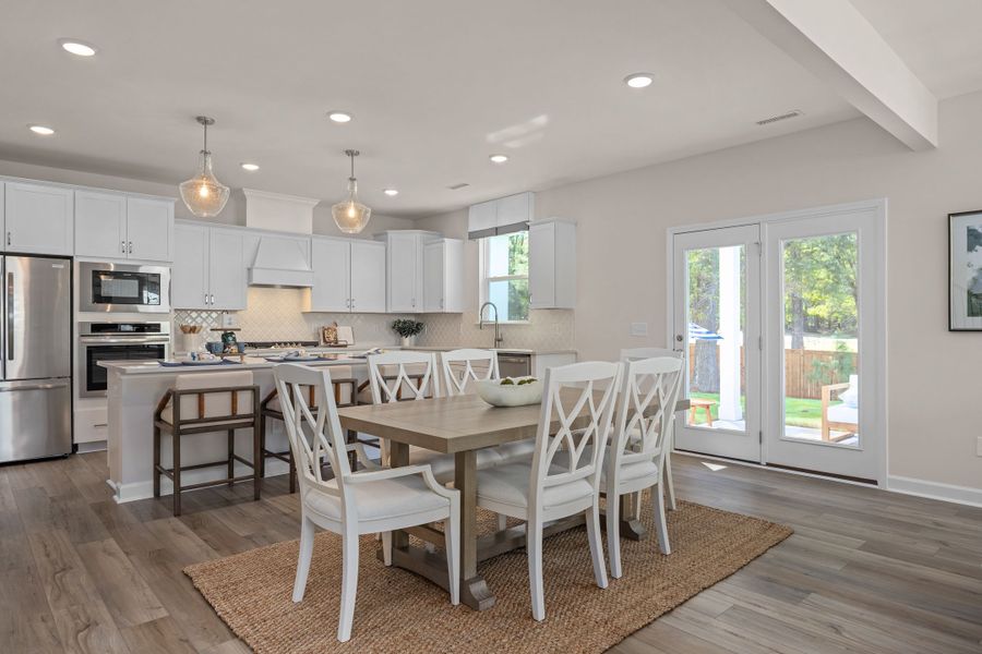 Representative furnished interior of a home built from the The Hickory II A by Davidson Homes LLC in Springvale South, Fuquay Varina (Image 13). Representative furnished interior of a home built from the The Hickory II A by Davidson Homes LLC in Springvale South, Fuquay Varina (Image 13).