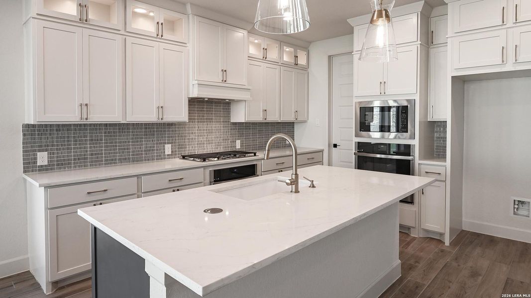 Furnished interior view inside a new home in Hidden Canyon, San Antonio (Image 9).