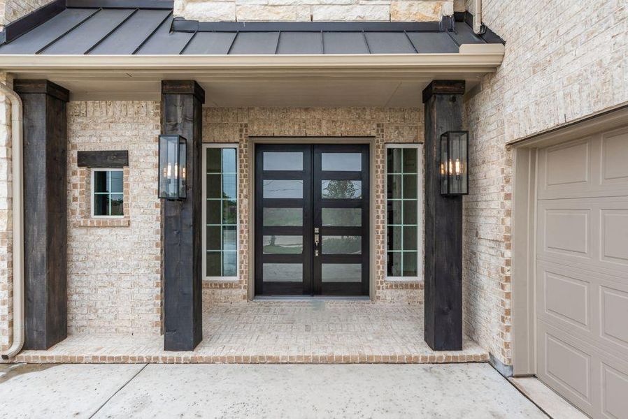 Exterior details and patio area of a home in Grand Estates of Anna, Anna (Image 21).