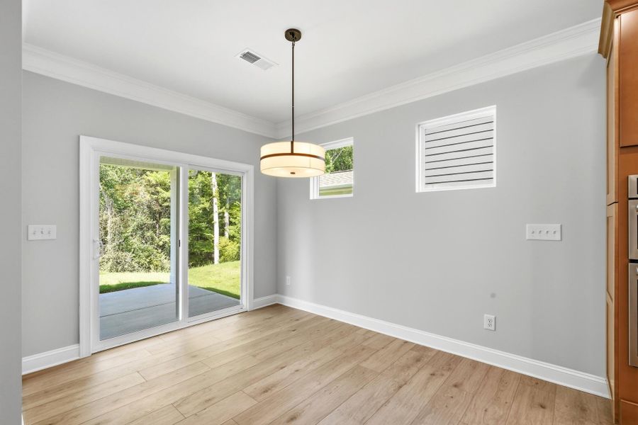 Spacious, unfurnished interior of a new home in Caldwell Forest, Charlotte (Image 27). Spacious, unfurnished interior of a new home in Caldwell Forest, Charlotte (Image 27).