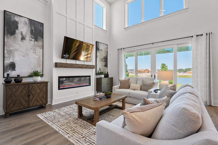 Furnished interior view inside a new home in Marshfield, Longs (Image 5).