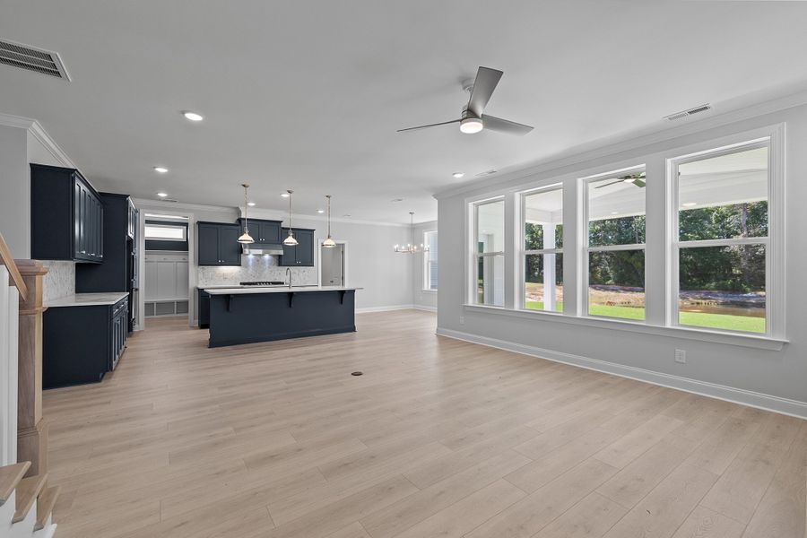 Representative unfurnished interior of a home built from the The Whitley by RobuckHomes in Kennebec Crossing, Angier (Image 95). Representative unfurnished interior of a home built from the The Whitley by RobuckHomes in Kennebec Crossing, Angier (Image 95).