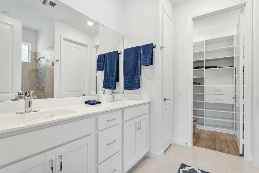 Furnished interior view inside a new home in Delray Trails: The Woods, Delray Beach (Image 32).