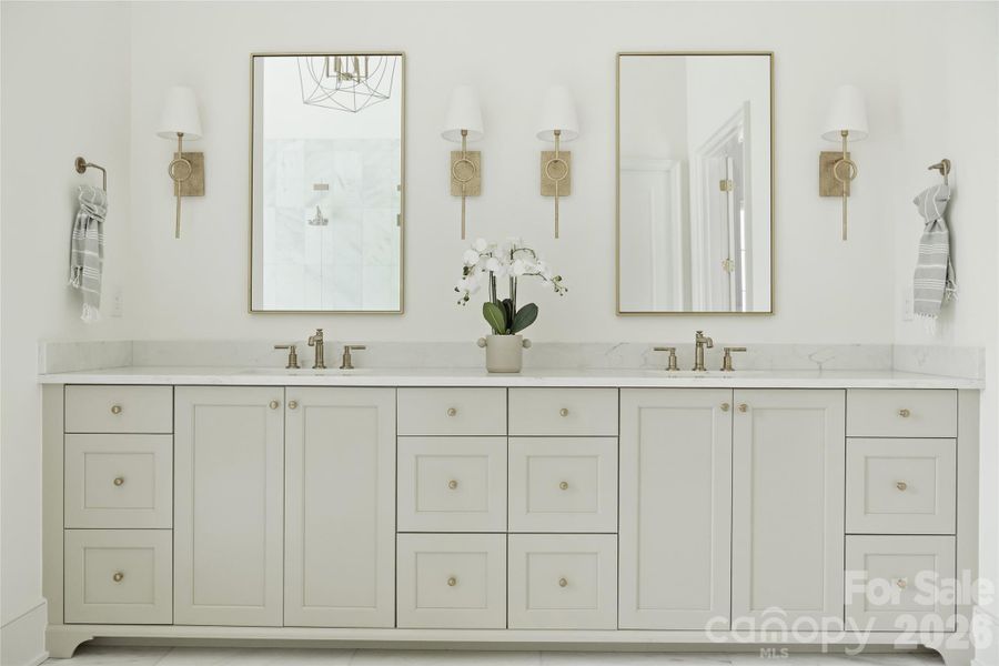 Furnished interior view inside a new home in , Charlotte (Image 14).