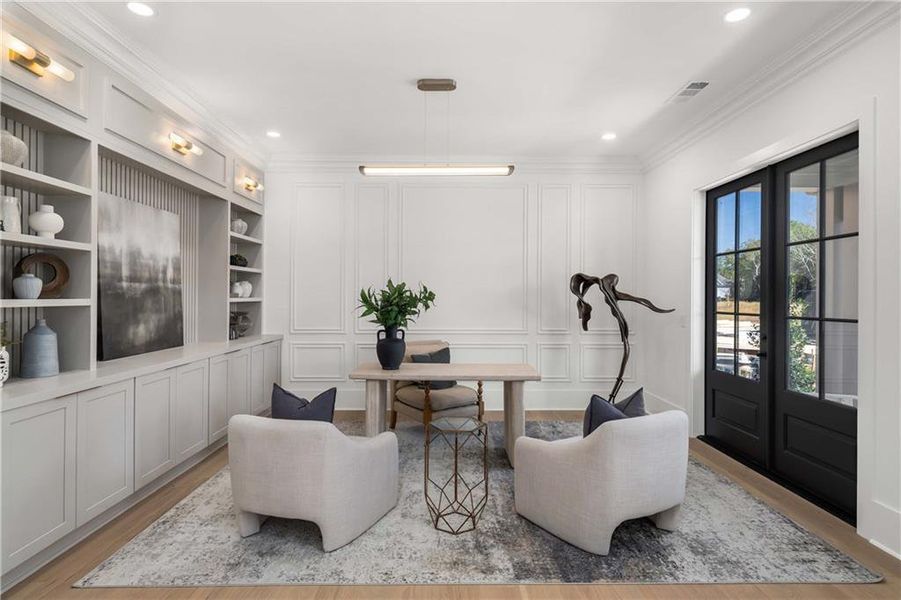 Furnished interior view inside a new home in Echo at Crabapple, Milton (Image 8).