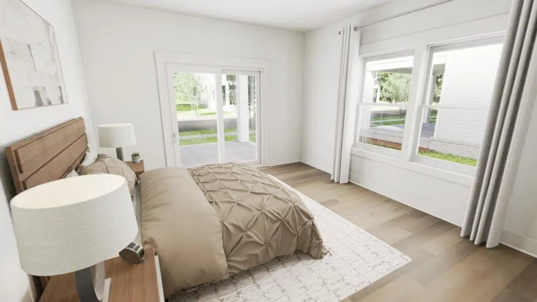 Furnished interior view inside a new home in Allen Park, Raleigh (Image 9).