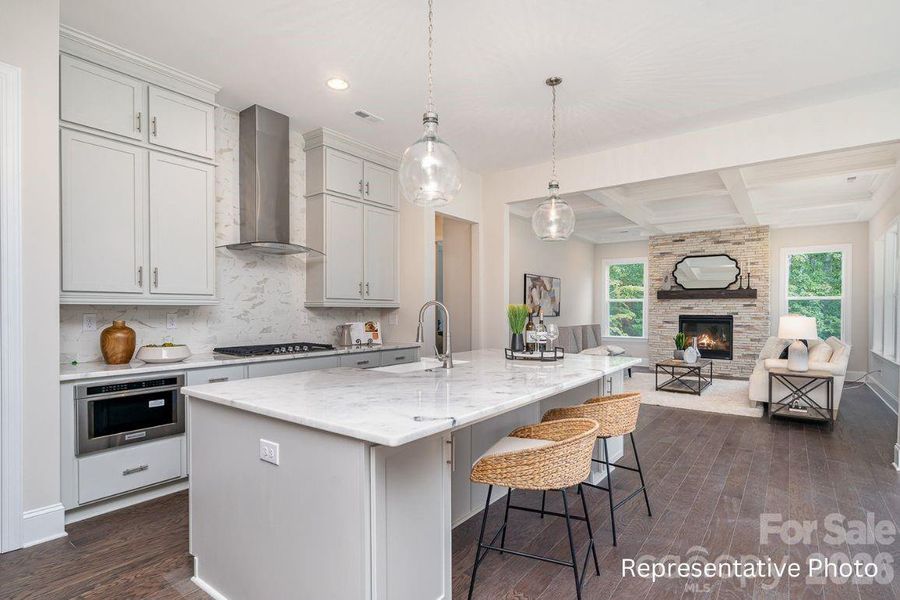 Furnished interior view inside a new home in , Cornelius (Image 16).
