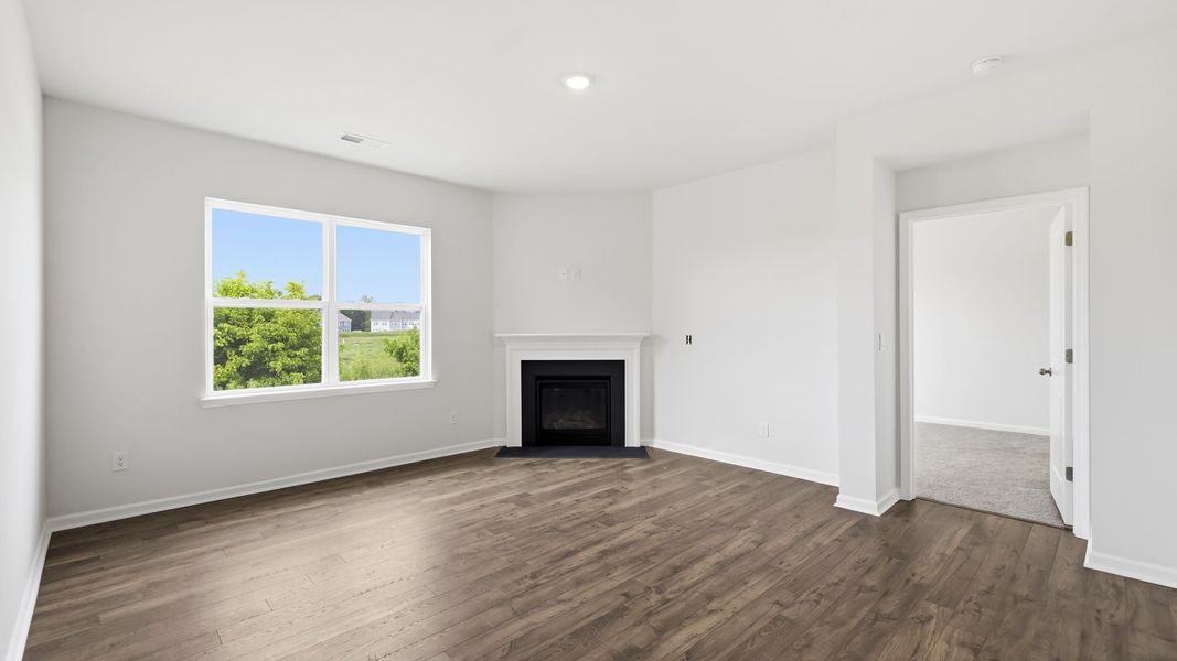 Spacious, unfurnished interior of a new home in Tap Root Farms, Fletcher (Image 22).