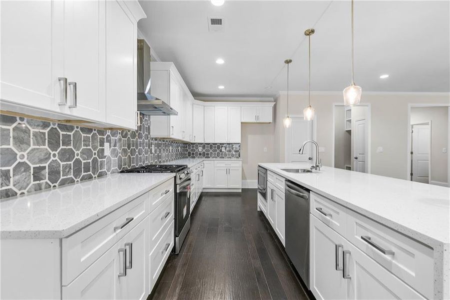 Furnished interior view inside a new home in , Covington (Image 5).