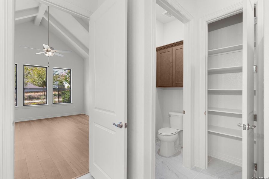 Furnished interior view inside a new home in El Sonido at Campanas, San Antonio (Image 9).