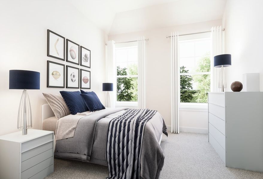 Representative furnished interior of a home built from the Ivy by Tri Pointe Homes in View at the Reserve, Mansfield (Image 6).