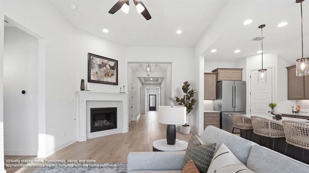 Furnished interior view inside a new home in M3 Ranch, Mansfield (Image 10).