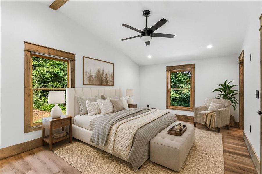 Furnished interior view inside a new home in , Ball Ground (Image 10). Furnished interior view inside a new home in , Ball Ground (Image 10).