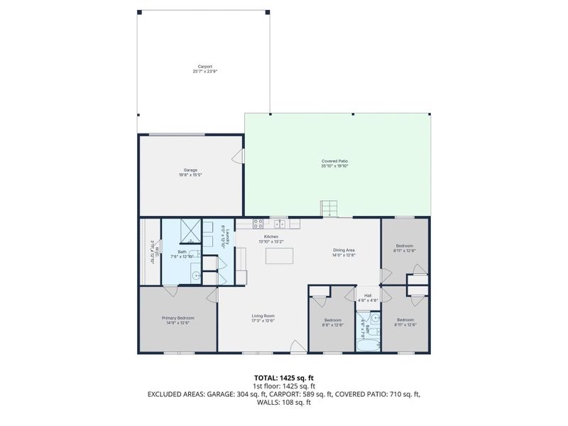 2D floor plan layout of this home in , Livingston, TX (Image 4).