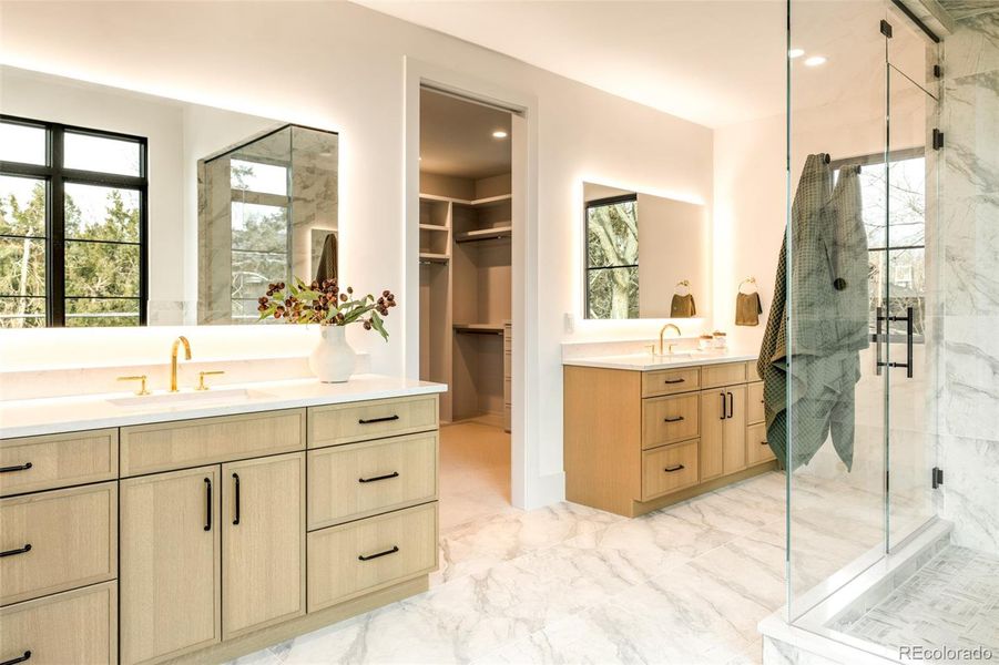 Furnished interior view inside a new home in , Denver (Image 14).