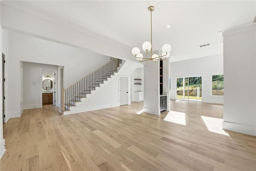 Spacious, unfurnished interior of a new home in , Monroe (Image 42).