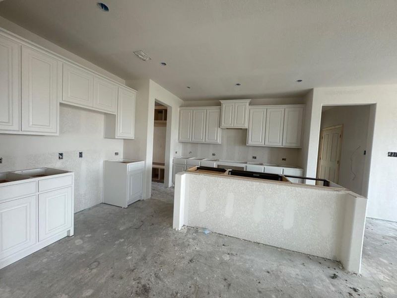 In-progress construction of a new home in Terra Escalante, Blue Ridge, TX (Image 2).