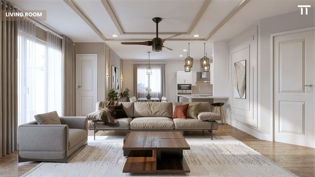 Furnished interior view inside a new home in , North Port (Image 11).
