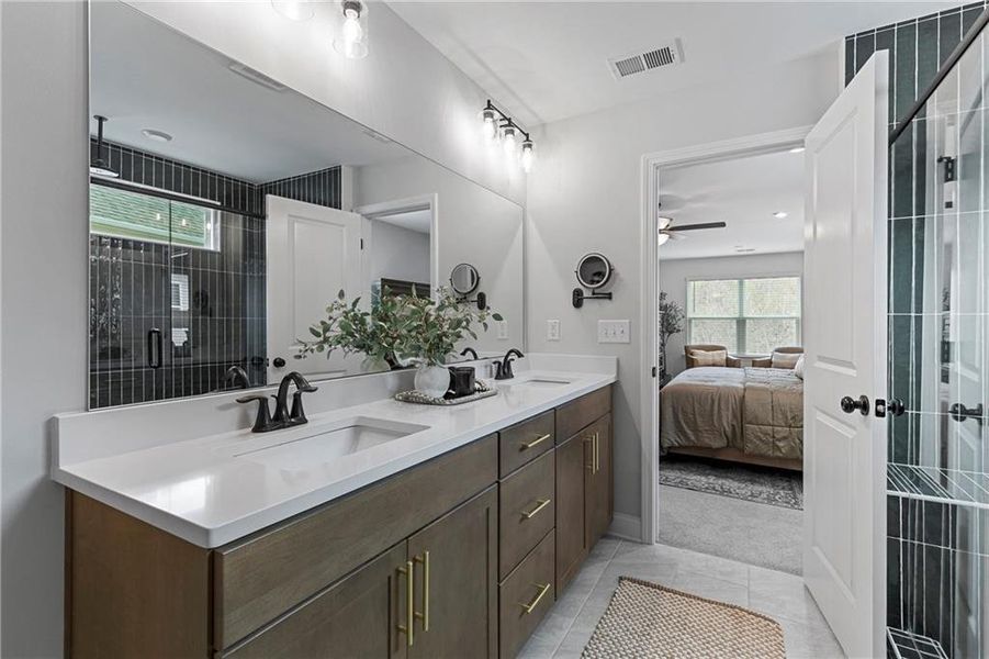 Furnished interior view inside a new home in , Hoschton (Image 14). Furnished interior view inside a new home in , Hoschton (Image 14).