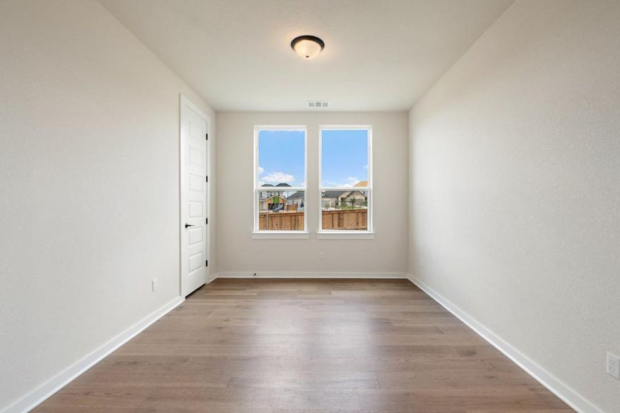 Spacious, unfurnished interior of a new home in Park Collection at Heritage, Dripping Springs (Image 18). Spacious, unfurnished interior of a new home in Park Collection at Heritage, Dripping Springs (Image 18).