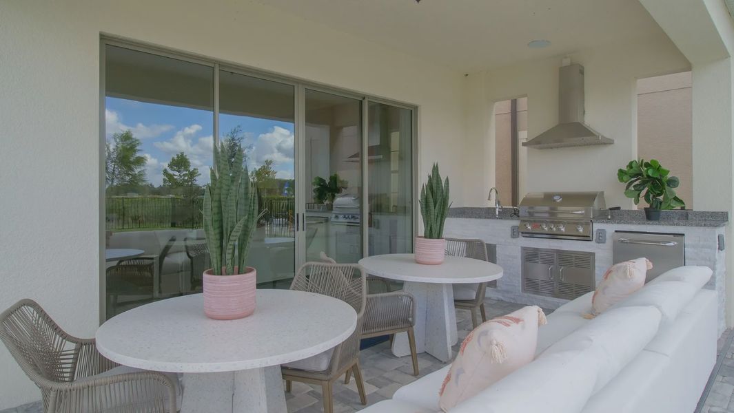 Representative exterior details of a home built from the Woodmere II by Jones Homes USA in Reserve at Twin Lakes, St. Cloud (Image 2). Representative exterior details of a home built from the Woodmere II by Jones Homes USA in Reserve at Twin Lakes, St. Cloud (Image 2).