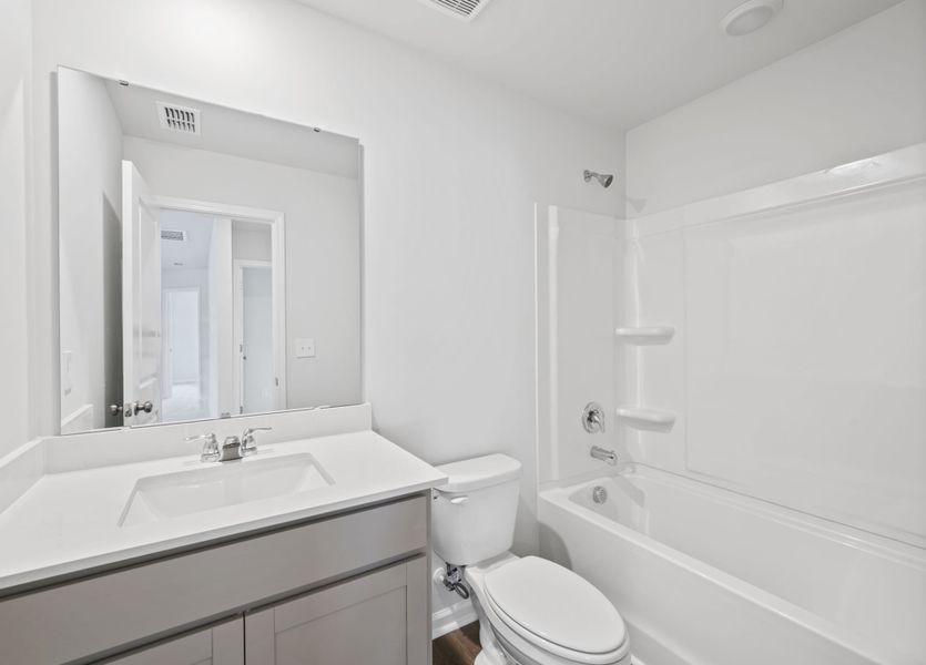 Furnished interior view inside a new home in Grand Arbor, Blythewood (Image 11). Furnished interior view inside a new home in Grand Arbor, Blythewood (Image 11).