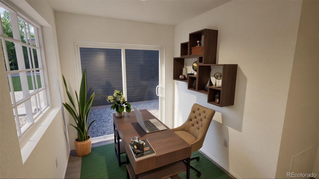 Furnished interior view inside a new home in , Commerce City (Image 5).