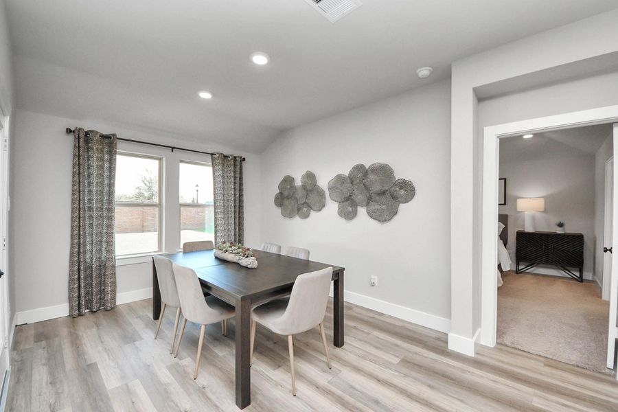 Furnished interior view inside a new home in Sunterra: Landmark Collection, Katy (Image 24).