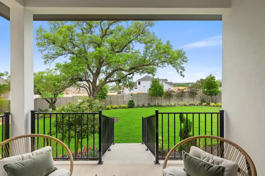 Representative exterior details of a home built from the Garner by Tri Pointe Homes in Lagos Reserve, Manor (Image 4).