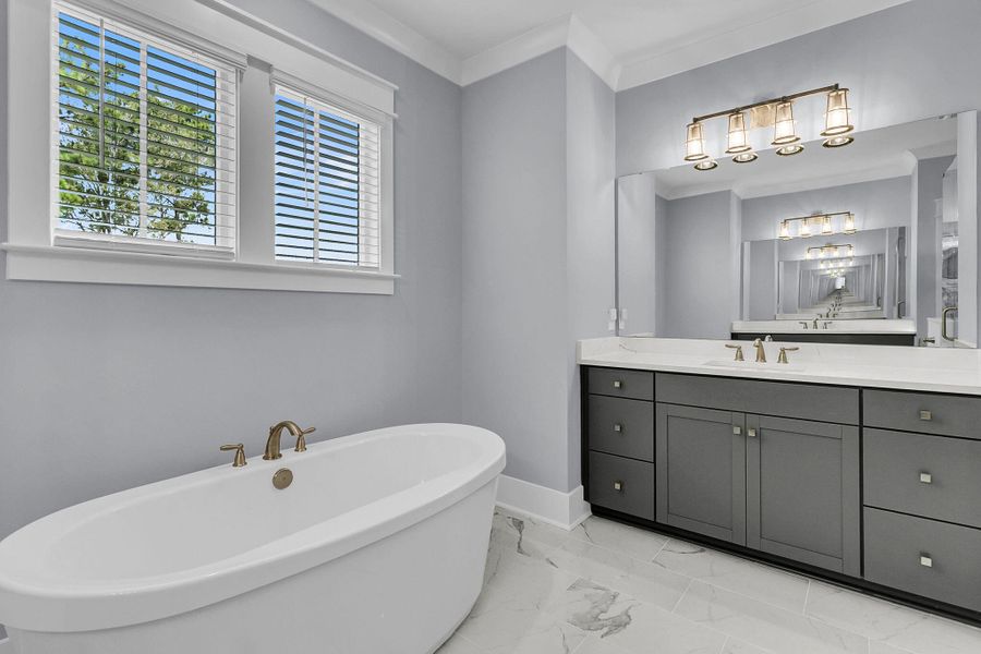 Furnished interior view inside a new home in , Charleston (Image 25).