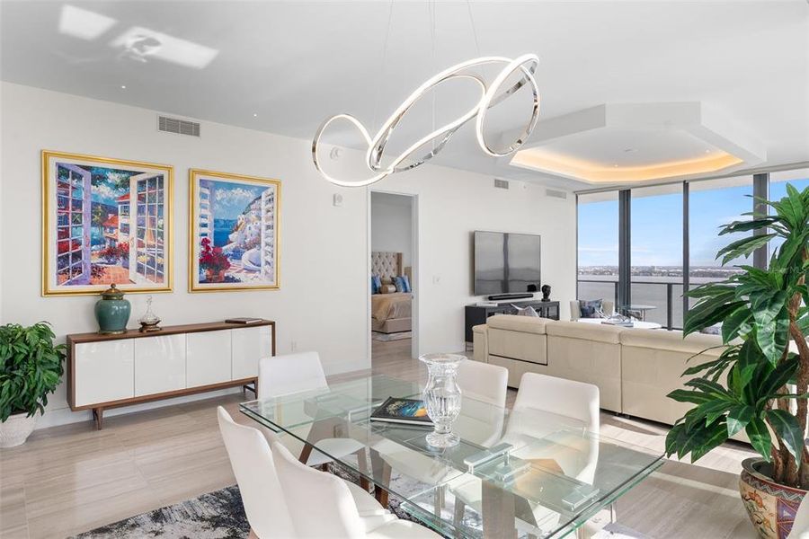 Furnished interior view inside a new home in , Tampa (Image 20).