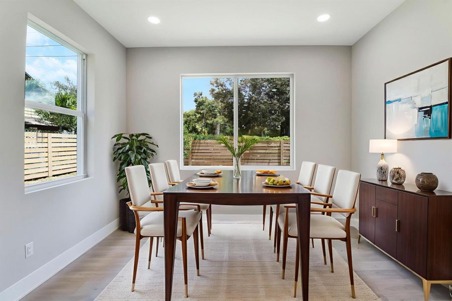 Furnished interior view inside a new home in , Jensen Beach (Image 12).