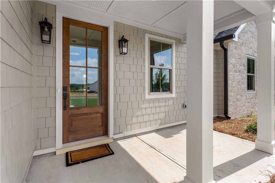Exterior details and patio area of a home in , Madison (Image 30).