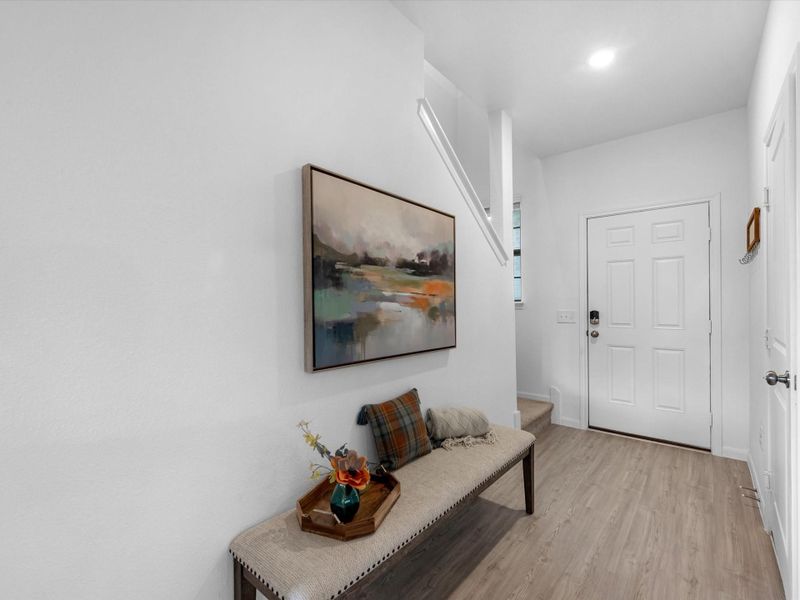 Furnished interior view inside a new home in Mavera, Conroe (Image 12).