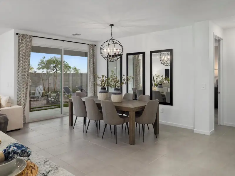 Furnished interior view inside a new home in Bella Vista Farms Reserve Series, San Tan Valley (Image 10).