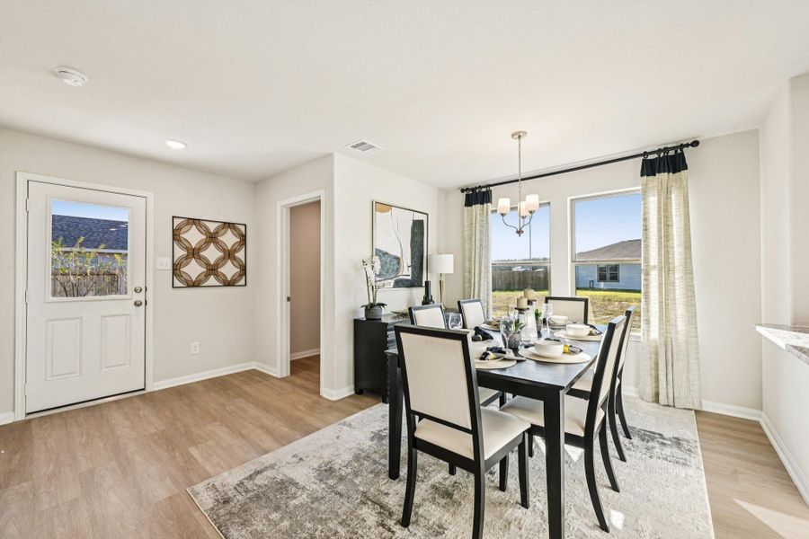 Furnished interior view inside a new home in The Landing, New Caney (Image 26).