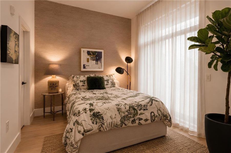Furnished interior view inside a new home in , Atlanta (Image 27).
