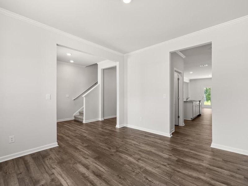 Spacious, unfurnished interior of a new home in Parkside at Carter Grove, Cartersville (Image 37).