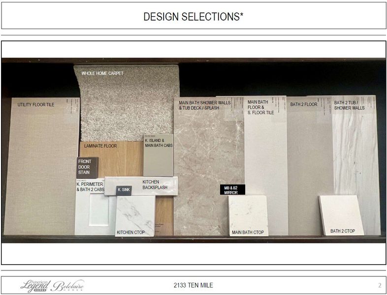 Representative photo of design selections for 2133 Ten Mile Representative photo of design selections for 2133 Ten Mile