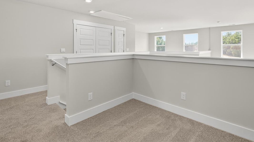 Spacious, unfurnished interior of a new home in Indigo Preserve Townhomes, Leland (Image 26).