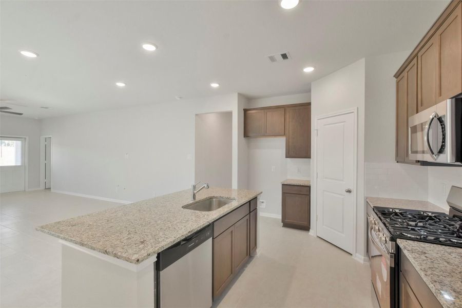 Furnished interior view inside a new home in The Villages at WestPointe, Dayton (Image 52).