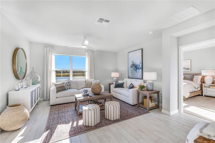 Furnished interior view inside a new home in Seagrass, Punta Gorda (Image 10).