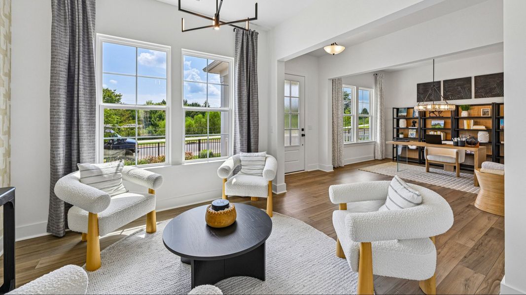 The Westport Plan by DRB Homes in Miller Farm - Dining The Westport Plan by DRB Homes in Miller Farm - Dining