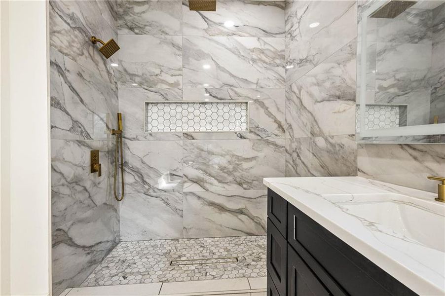 Furnished interior view inside a new home in , Atlanta (Image 8). Furnished interior view inside a new home in , Atlanta (Image 8).